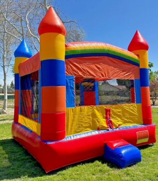 Regular Bouncer Castle Rainbow - Image 2