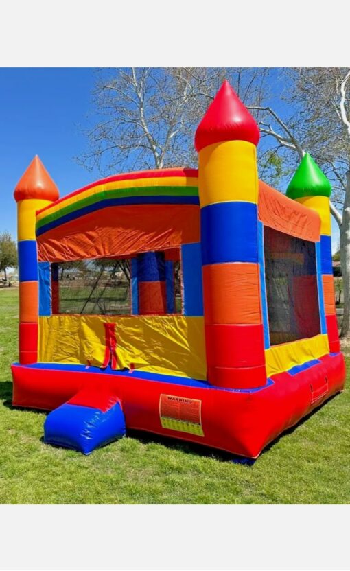 Regular Bouncer Castle Rainbow