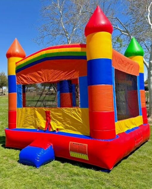 Regular Bouncer Castle Rainbow